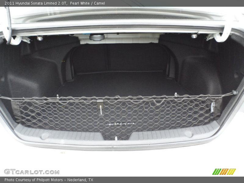 Pearl White / Camel 2011 Hyundai Sonata Limited 2.0T