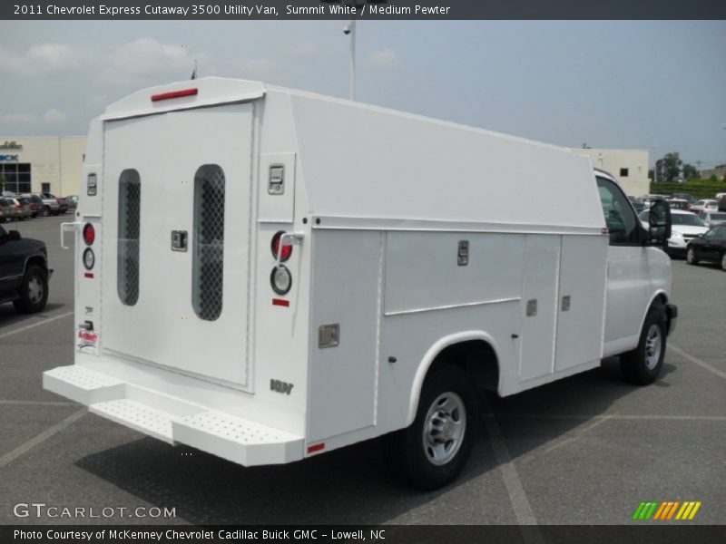 Summit White / Medium Pewter 2011 Chevrolet Express Cutaway 3500 Utility Van