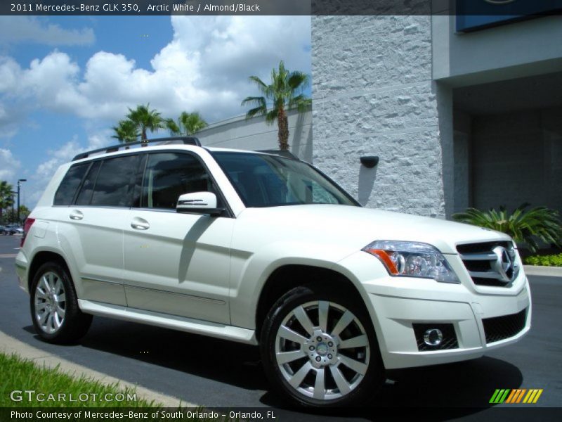 Arctic White / Almond/Black 2011 Mercedes-Benz GLK 350
