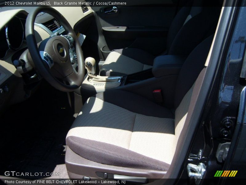 Black Granite Metallic / Cocoa/Cashmere 2012 Chevrolet Malibu LS