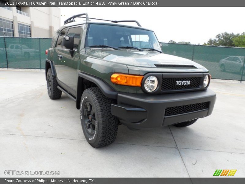 Army Green / Dark Charcoal 2011 Toyota FJ Cruiser Trail Teams Special Edition 4WD