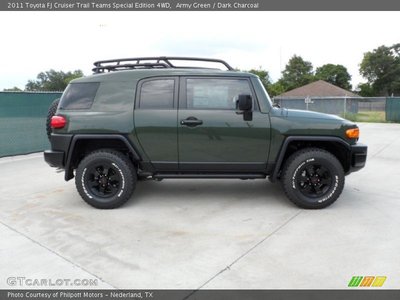 Army Green / Dark Charcoal 2011 Toyota FJ Cruiser Trail Teams Special Edition 4WD