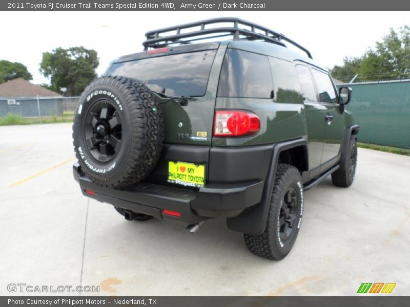Army Green / Dark Charcoal 2011 Toyota FJ Cruiser Trail Teams Special Edition 4WD