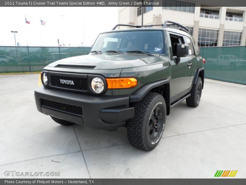 Army Green / Dark Charcoal 2011 Toyota FJ Cruiser Trail Teams Special Edition 4WD