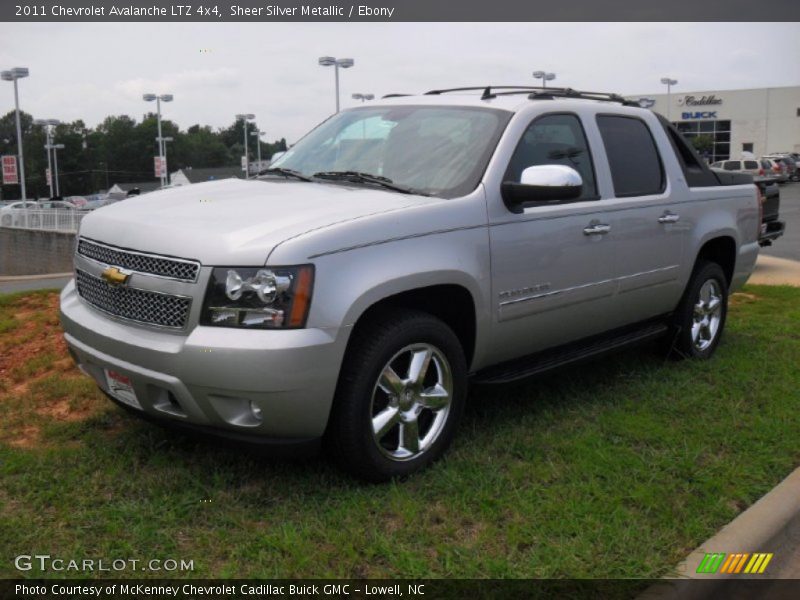 Sheer Silver Metallic / Ebony 2011 Chevrolet Avalanche LTZ 4x4