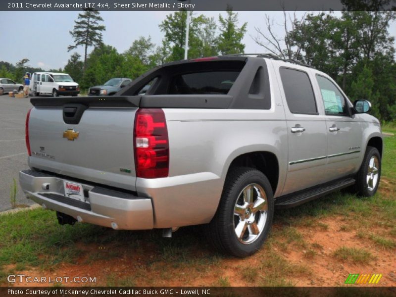 Sheer Silver Metallic / Ebony 2011 Chevrolet Avalanche LTZ 4x4
