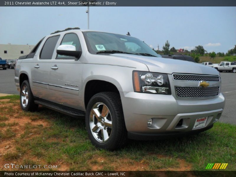 Sheer Silver Metallic / Ebony 2011 Chevrolet Avalanche LTZ 4x4
