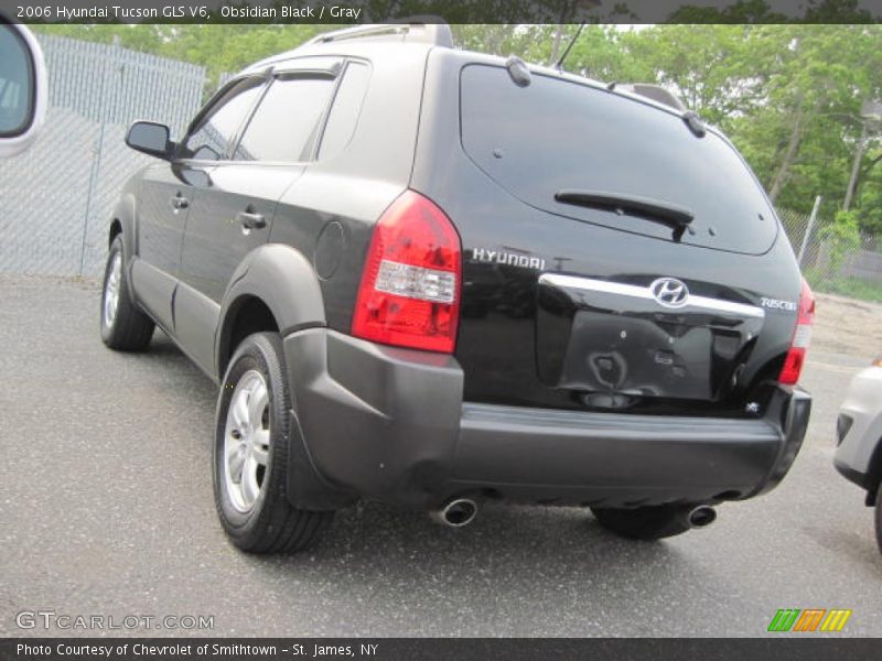 Obsidian Black / Gray 2006 Hyundai Tucson GLS V6