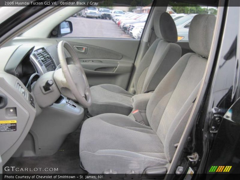 Obsidian Black / Gray 2006 Hyundai Tucson GLS V6