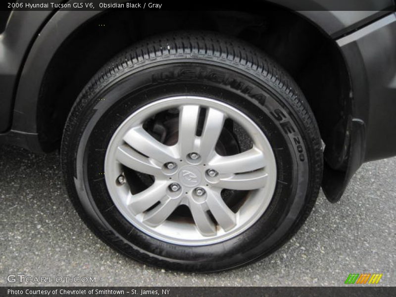 Obsidian Black / Gray 2006 Hyundai Tucson GLS V6