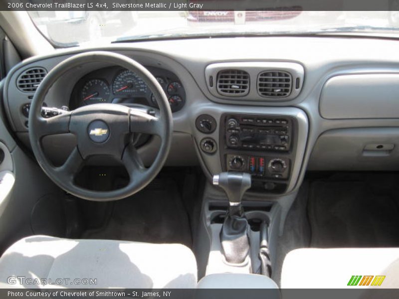 Silverstone Metallic / Light Gray 2006 Chevrolet TrailBlazer LS 4x4