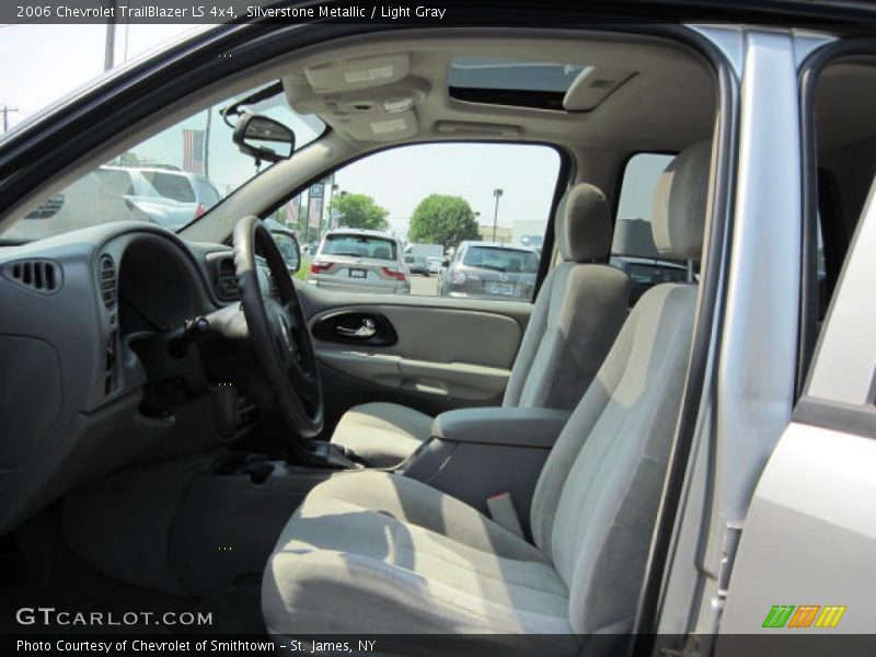 Silverstone Metallic / Light Gray 2006 Chevrolet TrailBlazer LS 4x4