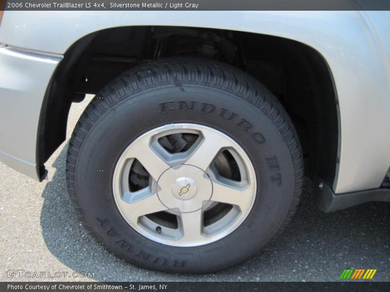 Silverstone Metallic / Light Gray 2006 Chevrolet TrailBlazer LS 4x4