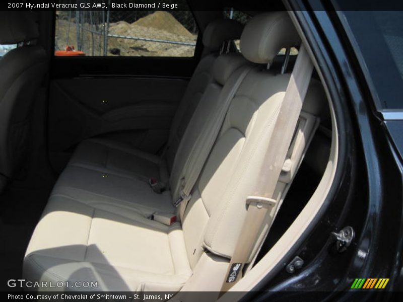 Black Diamond / Beige 2007 Hyundai Veracruz GLS AWD