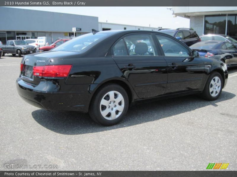 Ebony Black / Gray 2010 Hyundai Sonata GLS