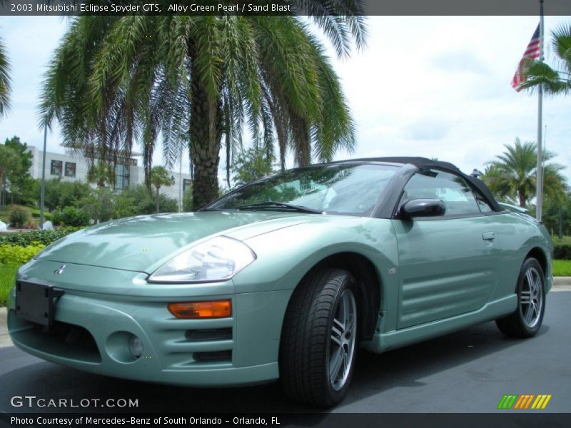 Front 3/4 View of 2003 Eclipse Spyder GTS