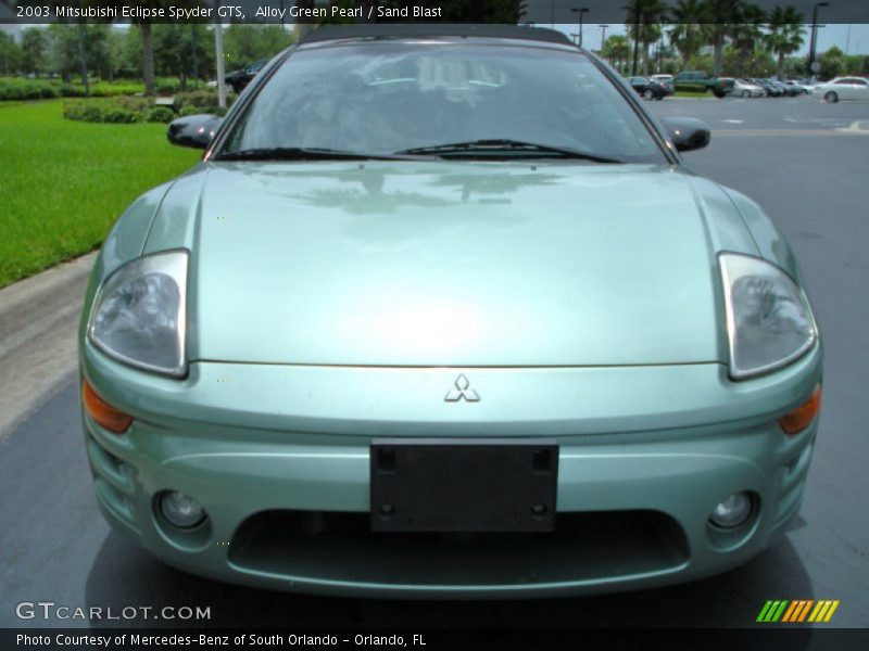 Alloy Green Pearl / Sand Blast 2003 Mitsubishi Eclipse Spyder GTS