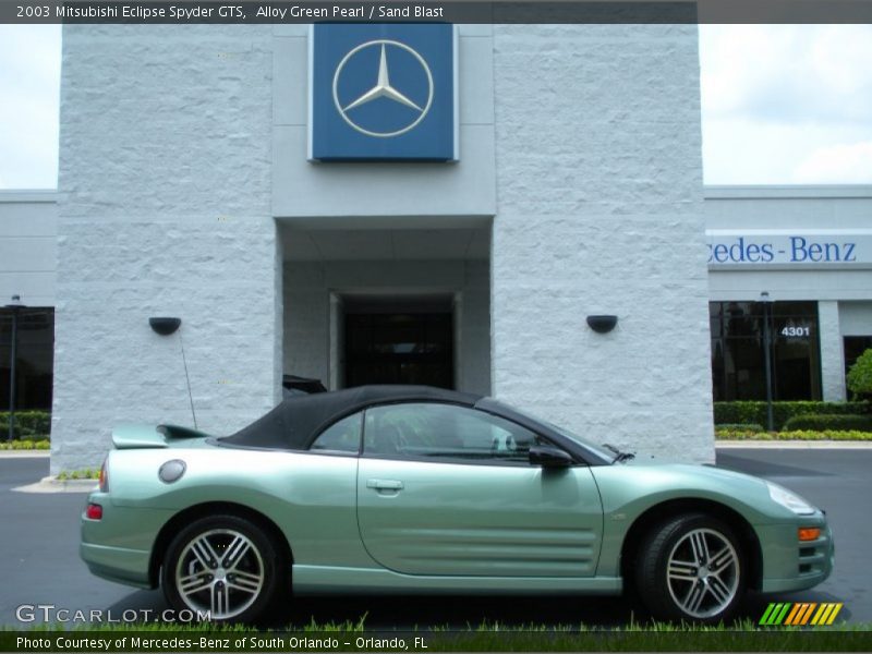 Alloy Green Pearl / Sand Blast 2003 Mitsubishi Eclipse Spyder GTS