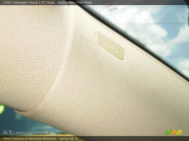 Shadow Blue / Pure Beige 2006 Volkswagen Passat 2.0T Sedan
