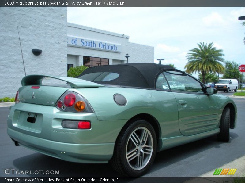 Alloy Green Pearl / Sand Blast 2003 Mitsubishi Eclipse Spyder GTS