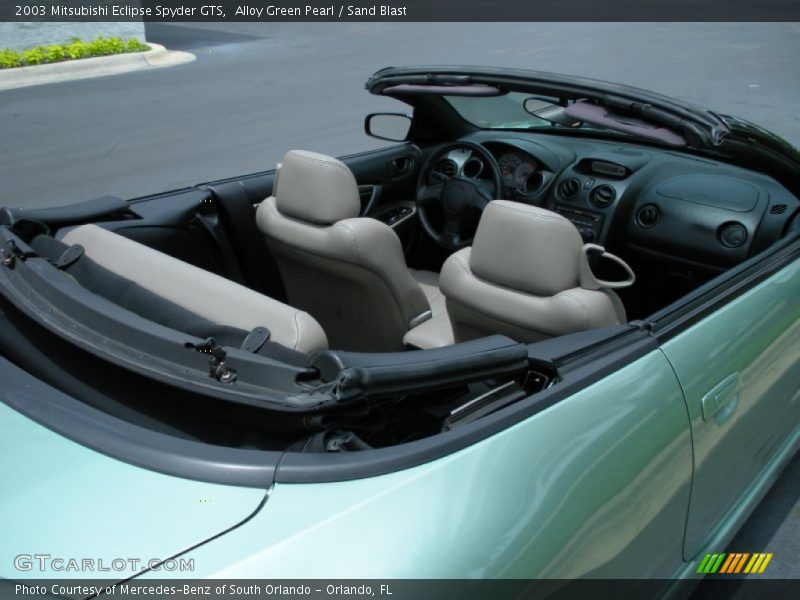 Alloy Green Pearl / Sand Blast 2003 Mitsubishi Eclipse Spyder GTS