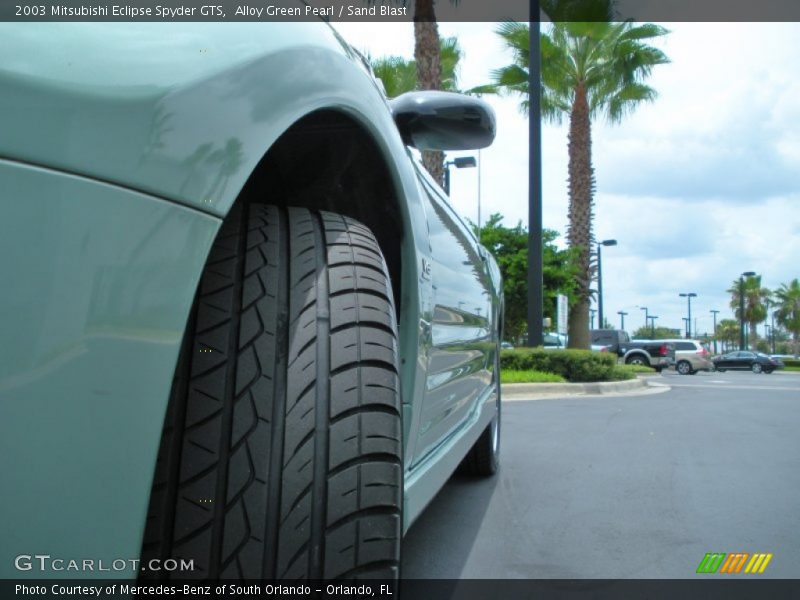 Alloy Green Pearl / Sand Blast 2003 Mitsubishi Eclipse Spyder GTS