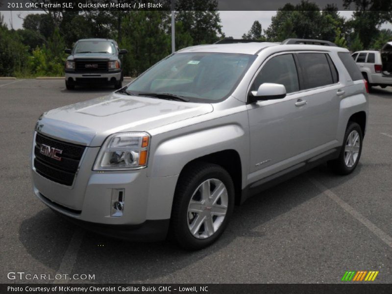 Quicksilver Metallic / Jet Black 2011 GMC Terrain SLE