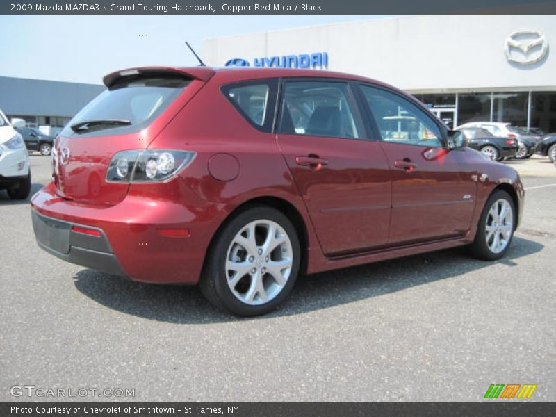 Copper Red Mica / Black 2009 Mazda MAZDA3 s Grand Touring Hatchback