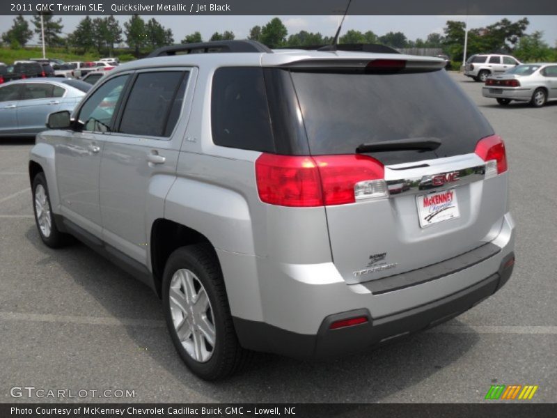 Quicksilver Metallic / Jet Black 2011 GMC Terrain SLE