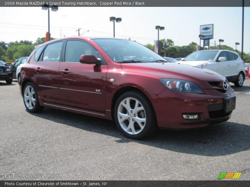 Copper Red Mica / Black 2009 Mazda MAZDA3 s Grand Touring Hatchback