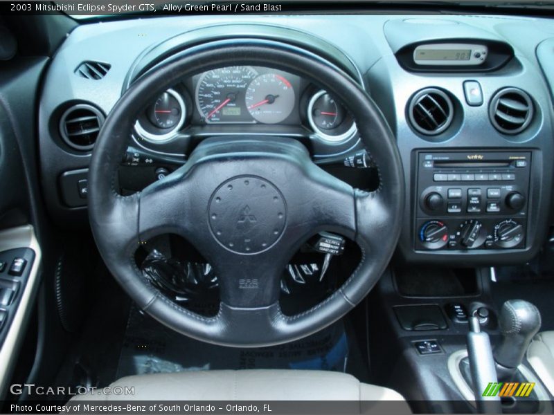 Dashboard of 2003 Eclipse Spyder GTS