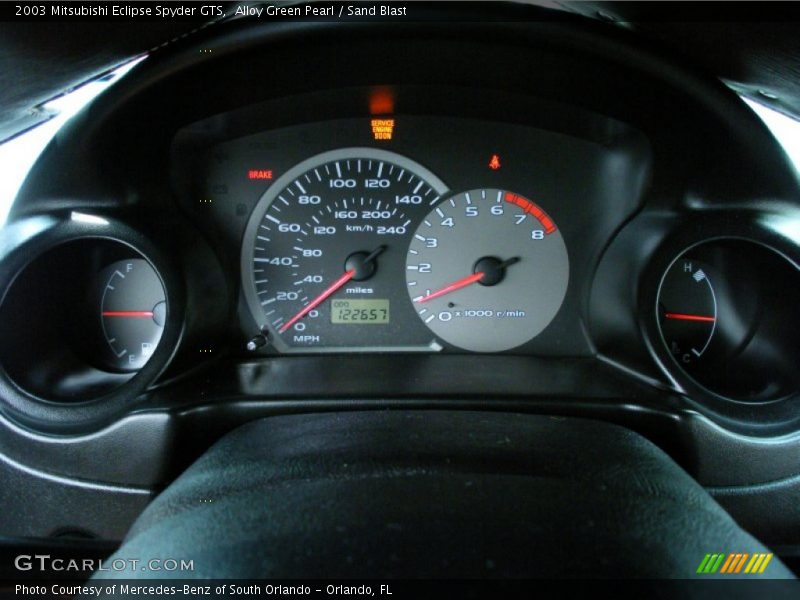  2003 Eclipse Spyder GTS Spyder GTS Gauges