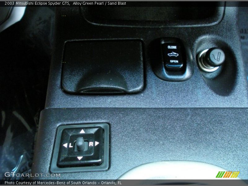 Alloy Green Pearl / Sand Blast 2003 Mitsubishi Eclipse Spyder GTS