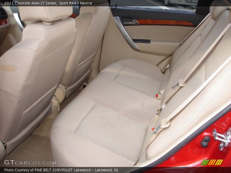Sport Red / Neutral 2011 Chevrolet Aveo LT Sedan