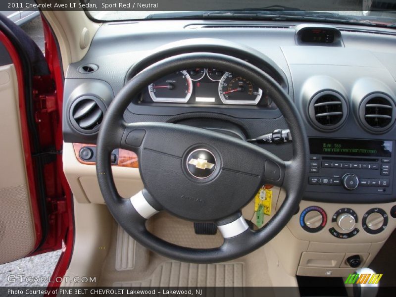 Sport Red / Neutral 2011 Chevrolet Aveo LT Sedan