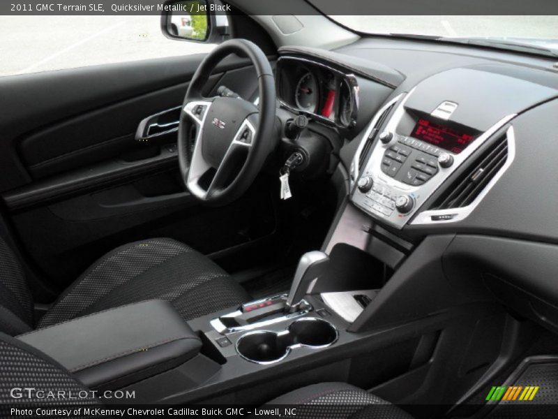 Quicksilver Metallic / Jet Black 2011 GMC Terrain SLE