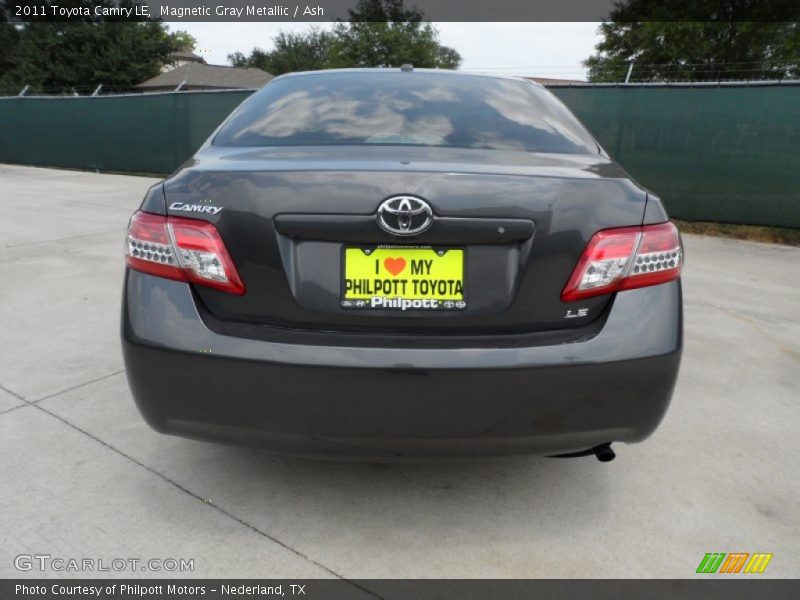 Magnetic Gray Metallic / Ash 2011 Toyota Camry LE