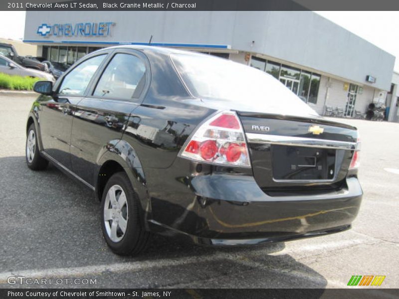 Black Granite Metallic / Charcoal 2011 Chevrolet Aveo LT Sedan