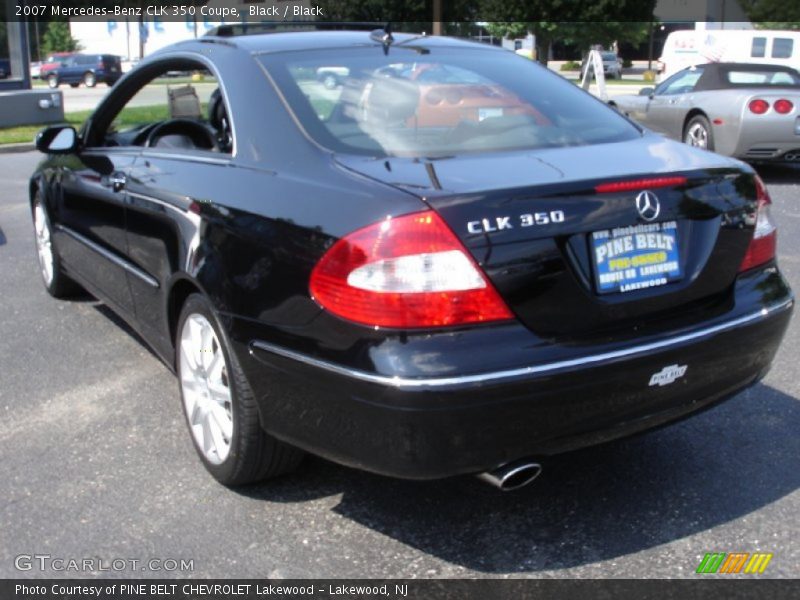 Black / Black 2007 Mercedes-Benz CLK 350 Coupe