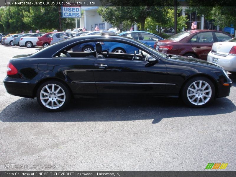 Black / Black 2007 Mercedes-Benz CLK 350 Coupe