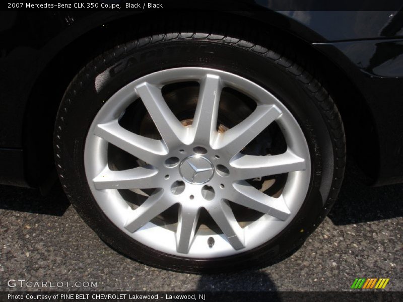 Black / Black 2007 Mercedes-Benz CLK 350 Coupe