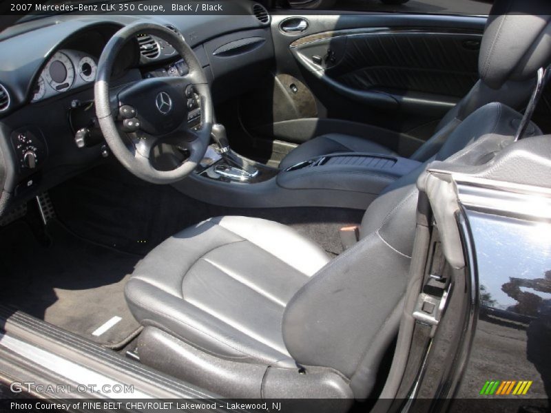 Black / Black 2007 Mercedes-Benz CLK 350 Coupe