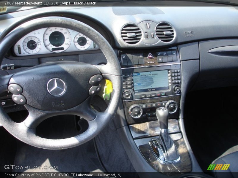 Black / Black 2007 Mercedes-Benz CLK 350 Coupe