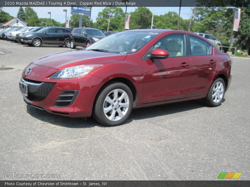 Copper Red Mica / Dune Beige 2010 Mazda MAZDA3 i Touring 4 Door