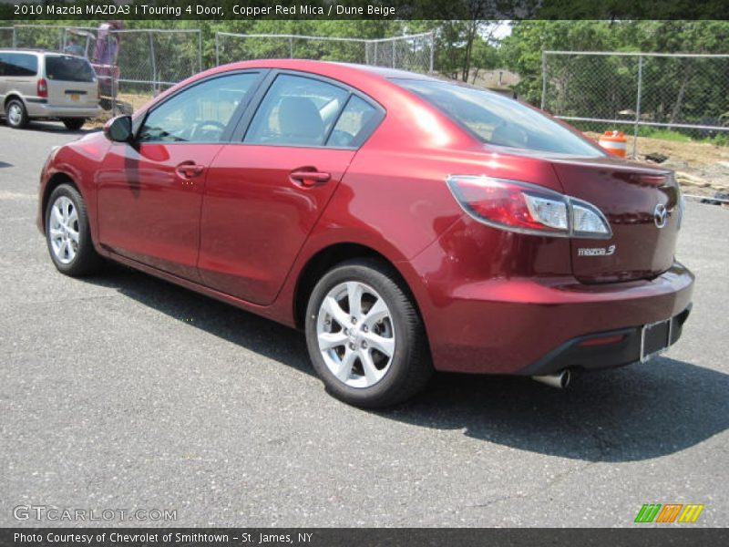 Copper Red Mica / Dune Beige 2010 Mazda MAZDA3 i Touring 4 Door