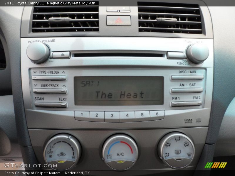 Magnetic Gray Metallic / Ash 2011 Toyota Camry LE