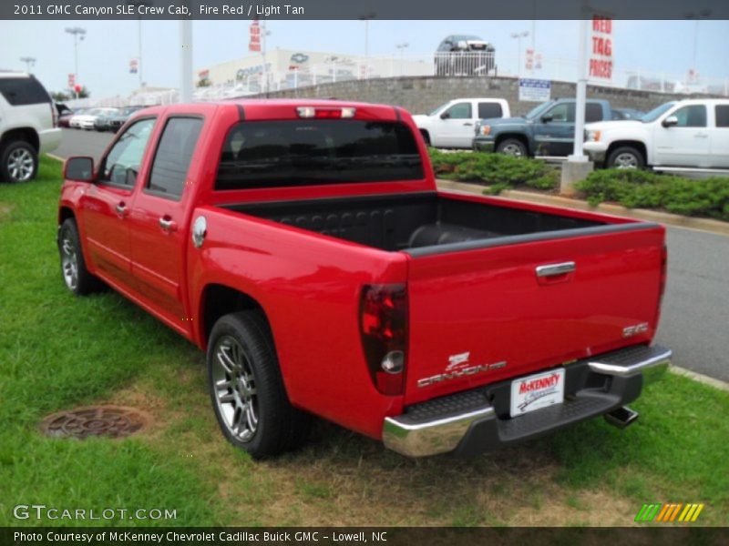 Fire Red / Light Tan 2011 GMC Canyon SLE Crew Cab
