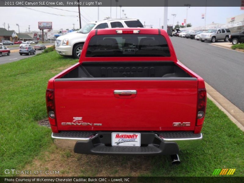 Fire Red / Light Tan 2011 GMC Canyon SLE Crew Cab