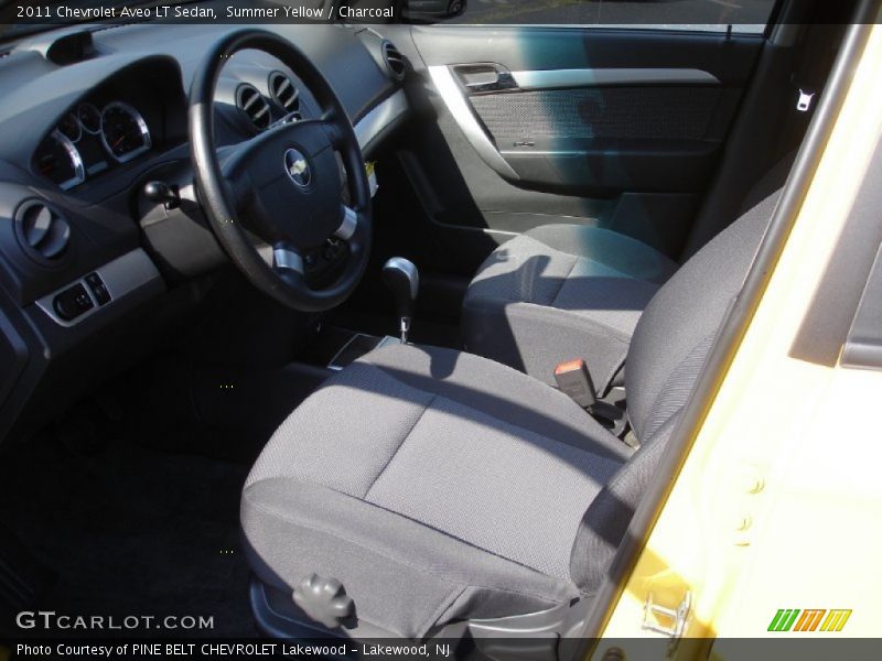 Summer Yellow / Charcoal 2011 Chevrolet Aveo LT Sedan