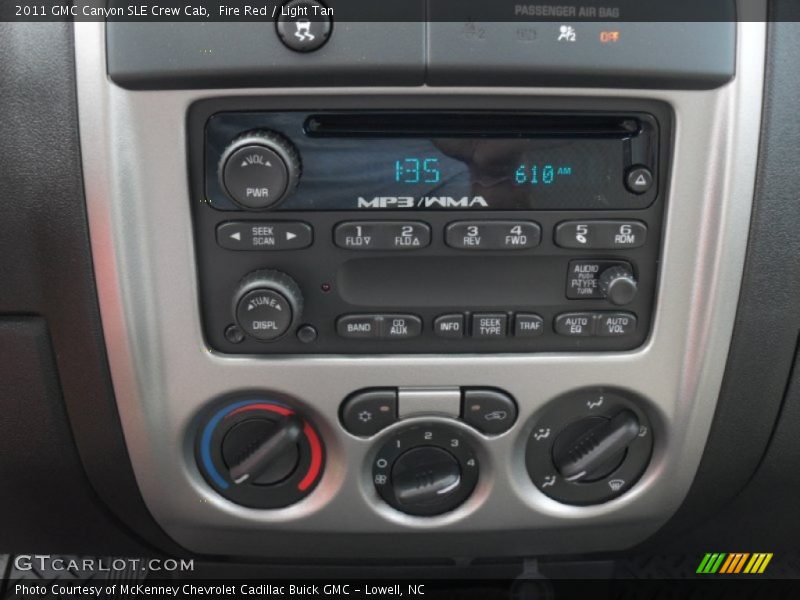 Fire Red / Light Tan 2011 GMC Canyon SLE Crew Cab